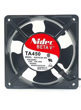 Nidec TA450 A30135-89 A28678-10 230V 12cm 12038 机柜散热风扇