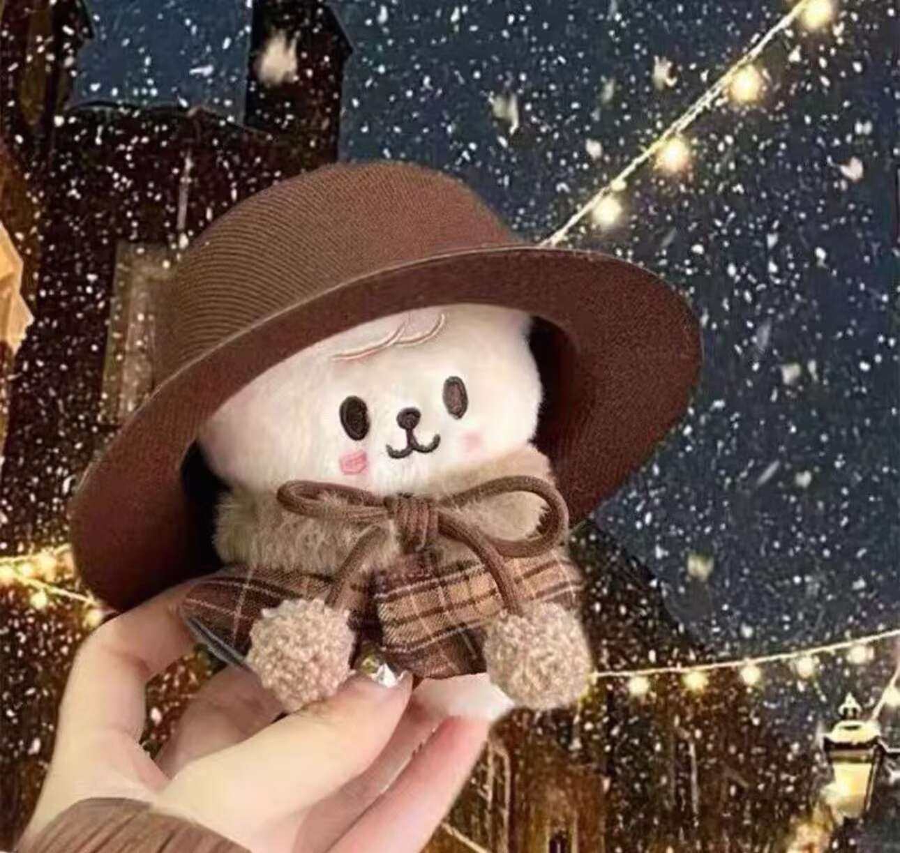 可爱10cm公仔头套毛绒衣服帽子卡通玩偶服饰配件创意娃衣,模玩/动漫/周边/娃圈三坑/桌游,棉花娃娃/毛绒玩具娃衣,淘宝优惠券,粉丝福利购,淘宝优惠卷