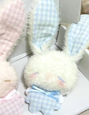 可爱mini安抚天使小兔毛绒玩偶挂件治愈萌物包挂饰礼物