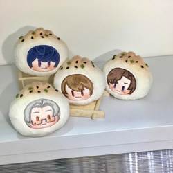 未定事件簿联名小杨生煎周边夏彦左然莫弈陆景和毛绒团子玩偶挂件