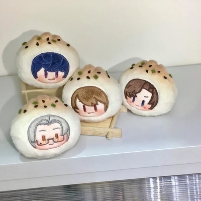 未定事件簿联名小杨生煎周边夏彦左然莫弈陆景和毛绒团子玩偶挂件