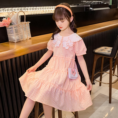 巴拉官方正品女童连衣裙夏装儿大童宝宝2026夏季新款巴拉公主裙子