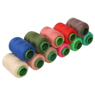 缝衣服线缝补线 402线团缝纫手工白色黑色手缝针线家用缝衣线包邮