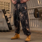 户外跑步健身裤 宽松休闲百搭收口卫裤 子 印花迷彩长裤 YOUNGLA数码