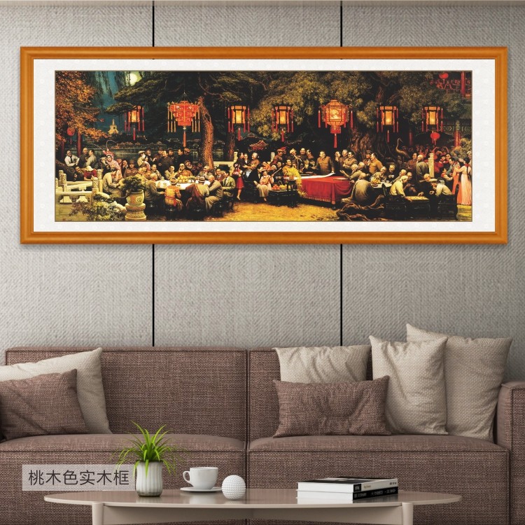 良宵现代长征革命战争油画会议室展厅墙画会客厅壁画走廊装饰画