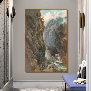 攻占天险腊子口红军长征革命战争油画办公室装饰画展厅会议室壁画