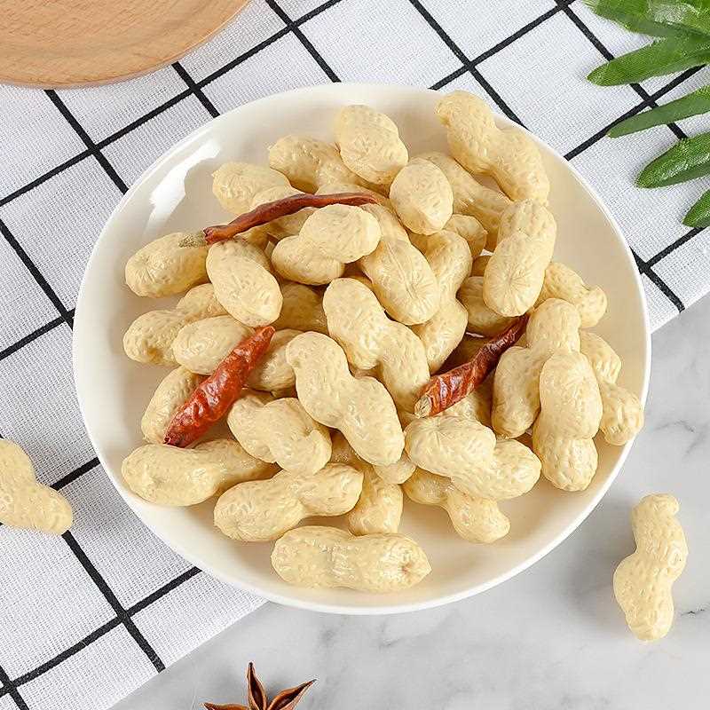 仿真食物假花生模型食玩道具拍摄摆件可爱钥匙圈挂件整蛊玩具
