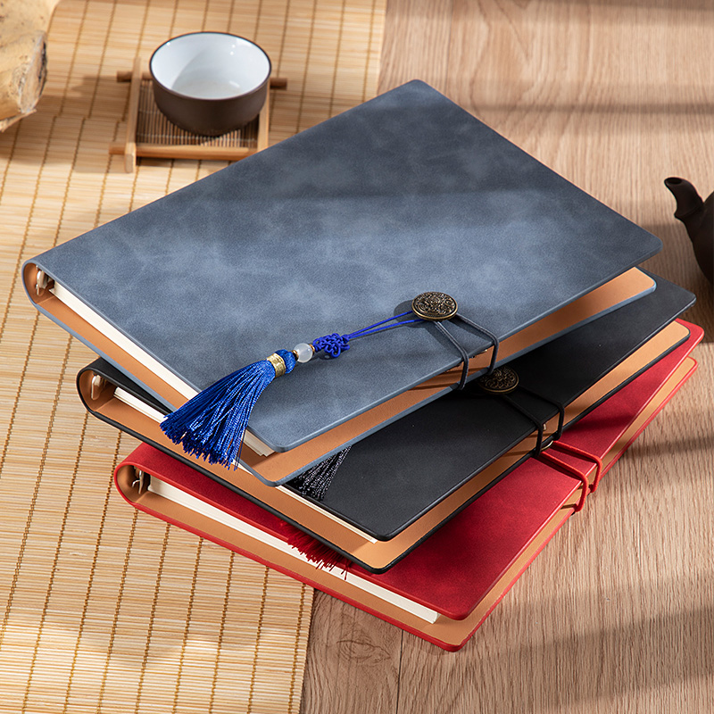 简约a5会议记录本定制可印logo