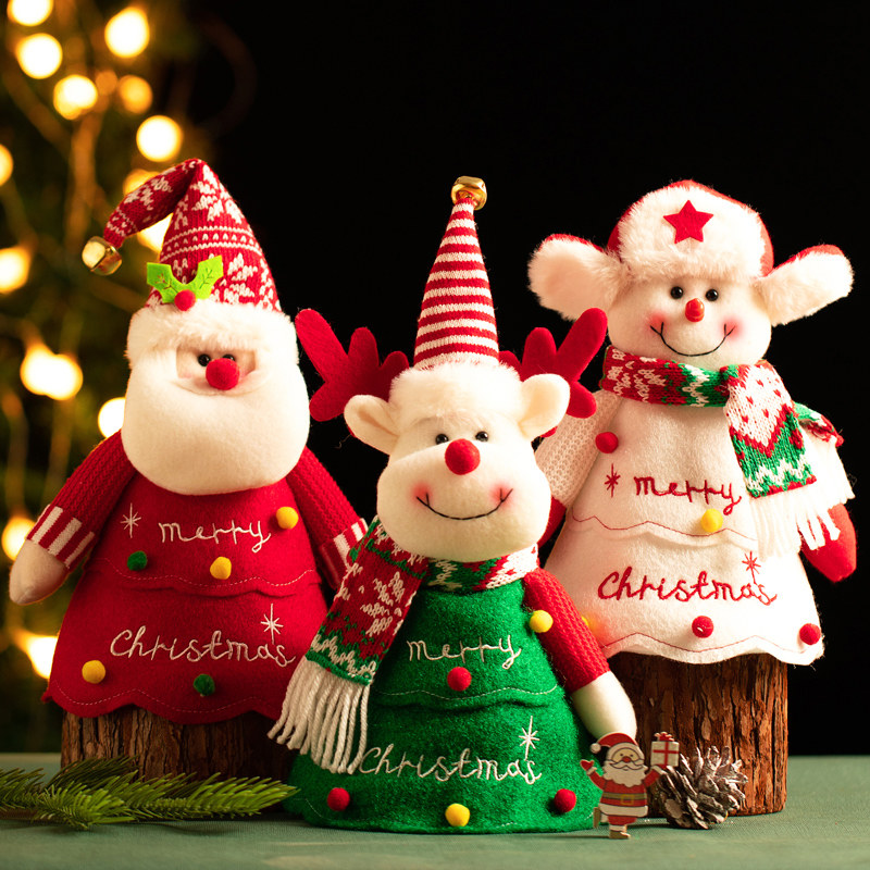 圣诞节苹果袋幼儿园儿童平安夜礼物袋平安果糖果袋派对礼物包装袋