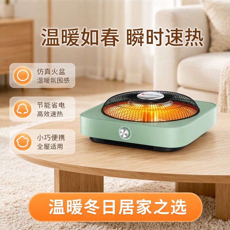 小太阳取暖器家用节能省电暖气热暖风机/取暖器