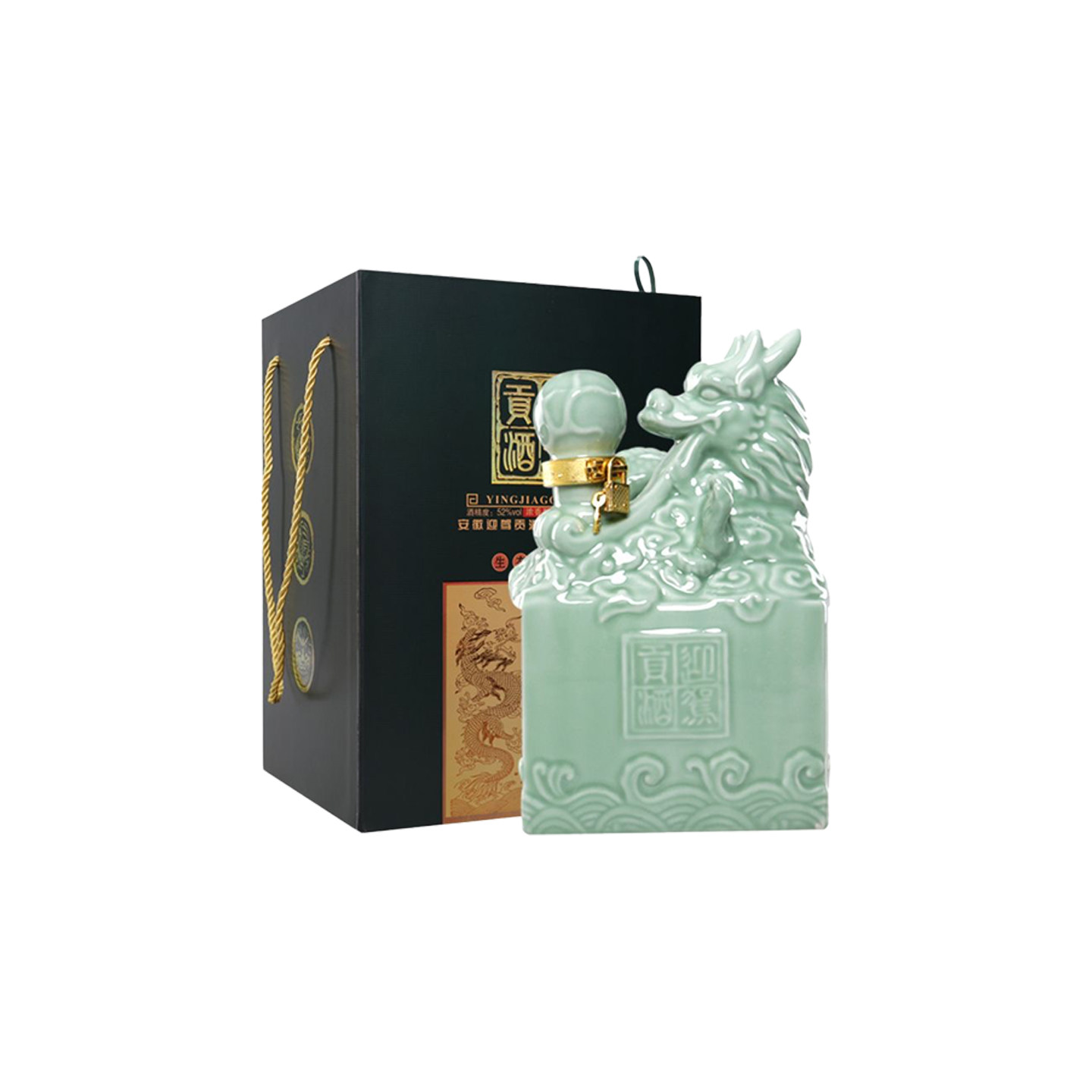 迎驾贡酒龙皇玉玺坛酒高度白酒2.5L纯粮固态发酵收藏送礼安徽名酒