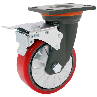 韵狮超重型带刹车铁芯聚氨酯