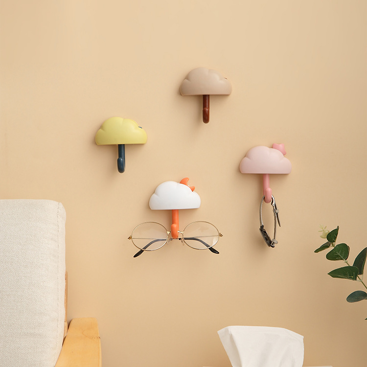 Hooks Strength Flaky clouds lovely Tackiness originality Wall hanging kitchen Bathroom door Bearing wall Sticking hookin the Storage consolidation , Family finishing equipment , Hook/Sticky hooks  category - from Buy2taobao.com to provide professional Taobao agent buy service