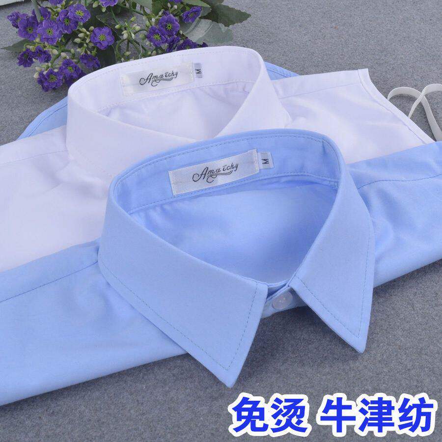 百搭毛衣装饰假领子高端职业正装衬衫衣领牛津纺纯棉男女秋冬免烫