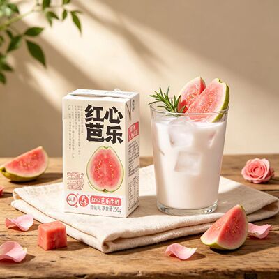 认养红心芭乐风味牛奶250ml