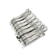 kệ để đồ bằng nhựa Clip thép không gỉ 9cm vừa phải hình dạng thanh mảnh sấy quần áo clip - Trang chủ giá để bát đĩa thông minh
