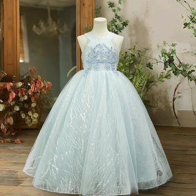 女童晚礼服大童高端轻奢小众