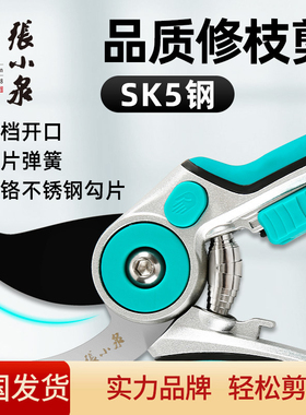 张小泉剪树枝剪刀果树修枝剪园林园艺剪鲜花剪子修花剪粗枝剪神器