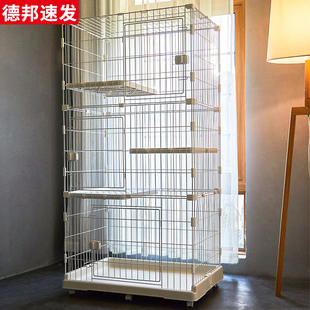 猫笼家用室内一体猫屋不占地猫咪别墅猫窝猫舍猫柜挪威森爱丽