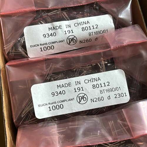 可维修BT169D TO-92 瑞能/WeEn 正品