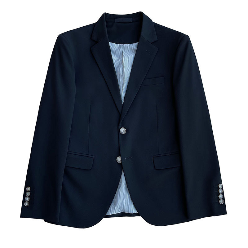 MENS SUIT SUIT TWO BUTTONS SLIM AND HANDSOME KOREAN VERSION OF THE NEW CASUAL HAIRSTYLIST SUIT PANTS TWO-PIECE SET OF TIDE