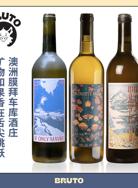 BRUTO澳洲膜拜车库酒庄 矿物和果香在舌尖跳跃 橘酒Momento Mori