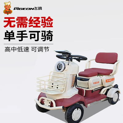 【抖音同款】飞鸽四轮老年代步车