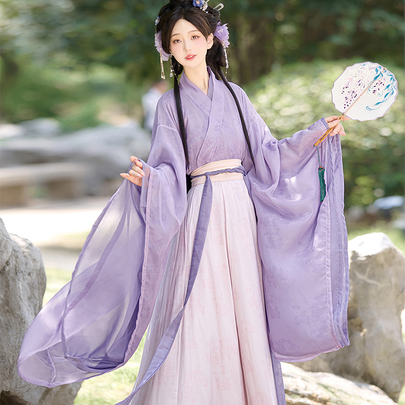蝉佩汉服女2024新款魏晋风