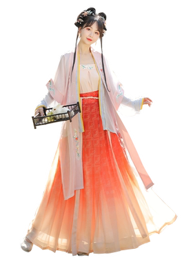 原创汉服女齐腰襦裙古装中国风