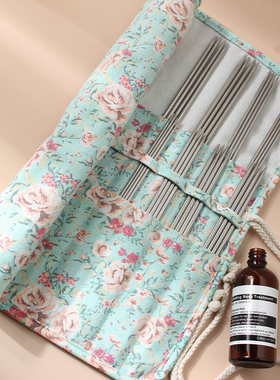 15cm至36cm毛衣竹针铁钢针毛衣针收纳包收纳盒子袋子直针棒针布袋