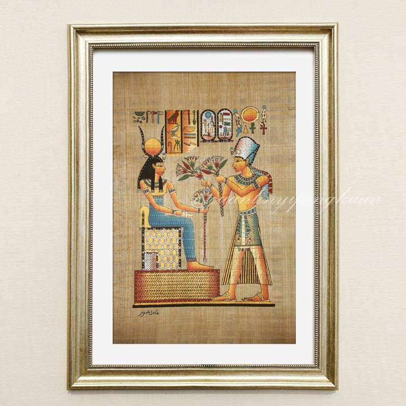 定做纸莎草埃及埃及草纸画框订制艳后画装裱画框相框生命之树装在类目 家居饰品, 相框/画框中 - 来自Buy2taobao.com提供专业的淘宝代购服务
