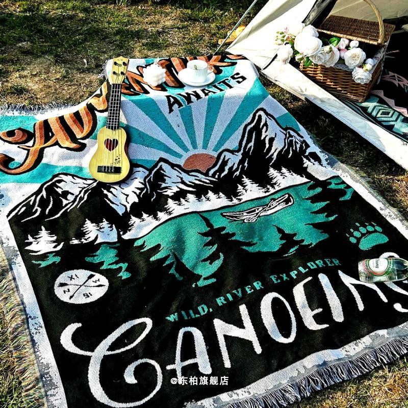 户外露营桌布毯野餐垫多功能沙发毯线毯后备箱装饰休闲毯午睡盖毯,居家布艺,桌布,淘宝优惠券,粉丝福利购,淘宝优惠卷