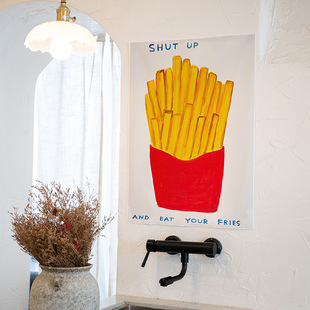 别废话快吃吧 床头房间卧室布置装饰高级感挂布