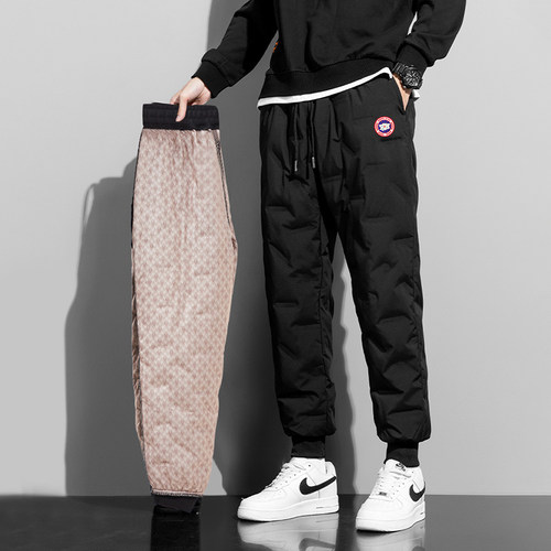 羽绒裤男女款防寒极寒加厚棉裤
