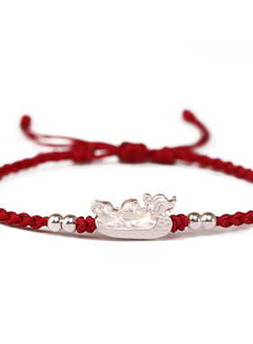 会铭手工坊本命年红绳手链