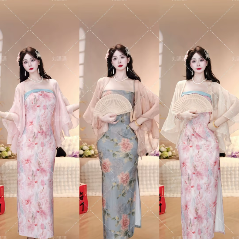 【短款披肩-小蝶扑】轻奢气质女中式性感高级感设计款夏日防晒衫