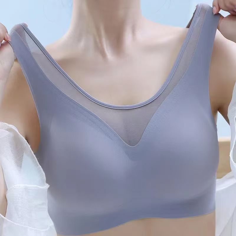 中老年妈妈内衣乳胶网纱