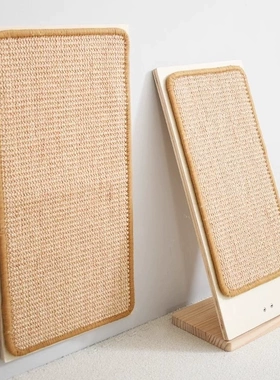 随处可贴墙剑麻猫抓板耐磨不掉屑耐抓垫立式磨爪玩具宠物用品定做