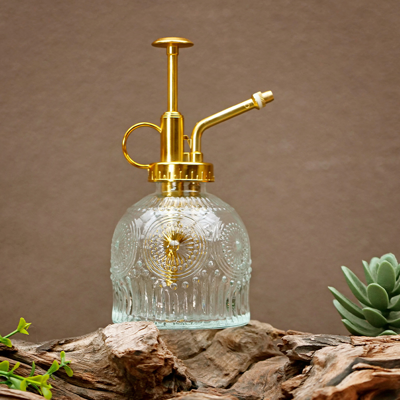 北欧复古玻璃气压式小喷壶家用