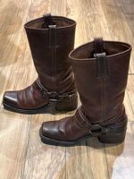 Maillard style belt-buckle knight boots, men's and women's genuine leather ankle boots, retro chunky-heeled engineer boots, sleeve work boots, cool thumbnail 4