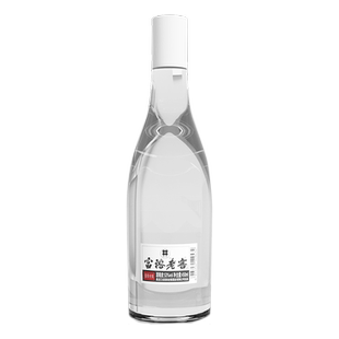 富裕老窖酱香光瓶白酒4瓶/箱50度450ml