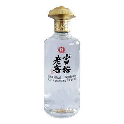 富裕老窖百年老字号1915白酒浓香型优级6瓶/箱1箱52度500ml