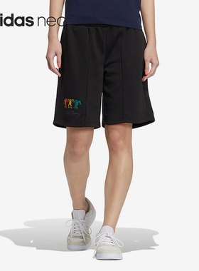 Adidas阿迪达斯 NEO系列W KH SHORT夏季女子运动休闲短裤 HS6830