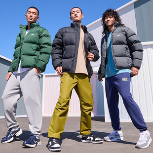 耐克羽绒服男款冬季户外立领保暖CLUBPUFFER面包服宽松外套FZ5029