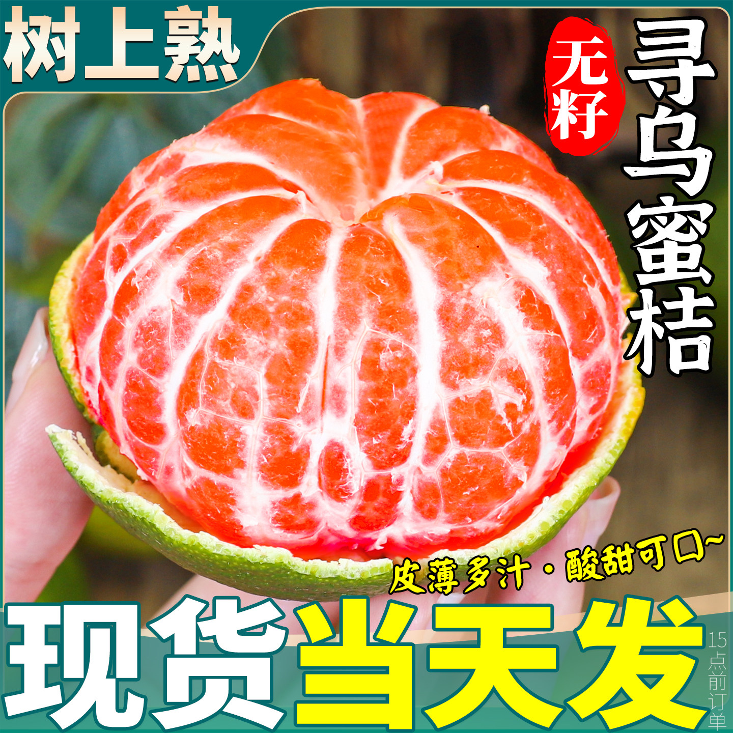 正宗寻乌蜜桔新鲜水果小青桔10斤无籽柑橘青皮橘子当季整箱包邮