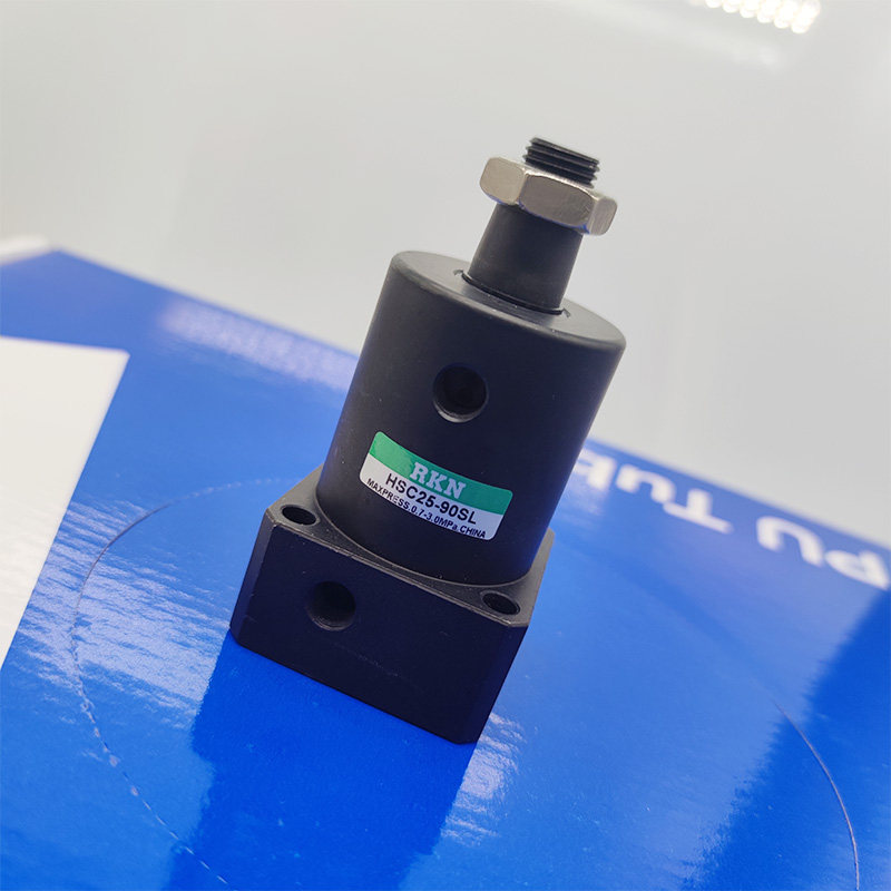 液压转角油缸hsc/chs25 32 40 50 63sr/sl90度旋转下压工装油缸