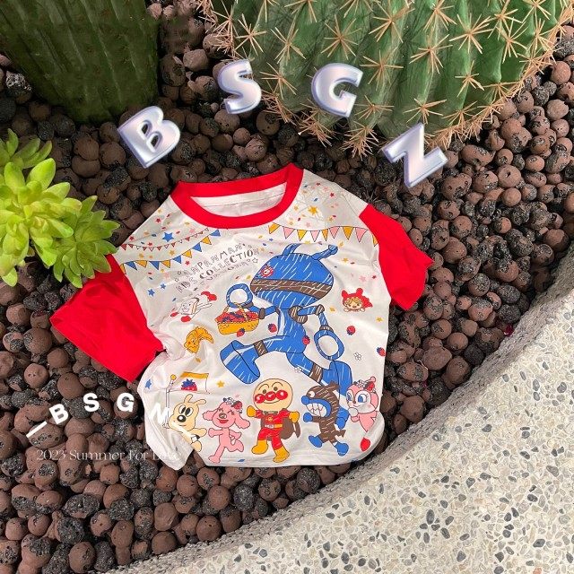 2023巴斯光年夏季男女童无感水印兔斯基面包超人纯棉T恤短袖上衣,童装/婴儿装/亲子装,T恤,淘宝优惠券,粉丝福利购,淘宝优惠卷