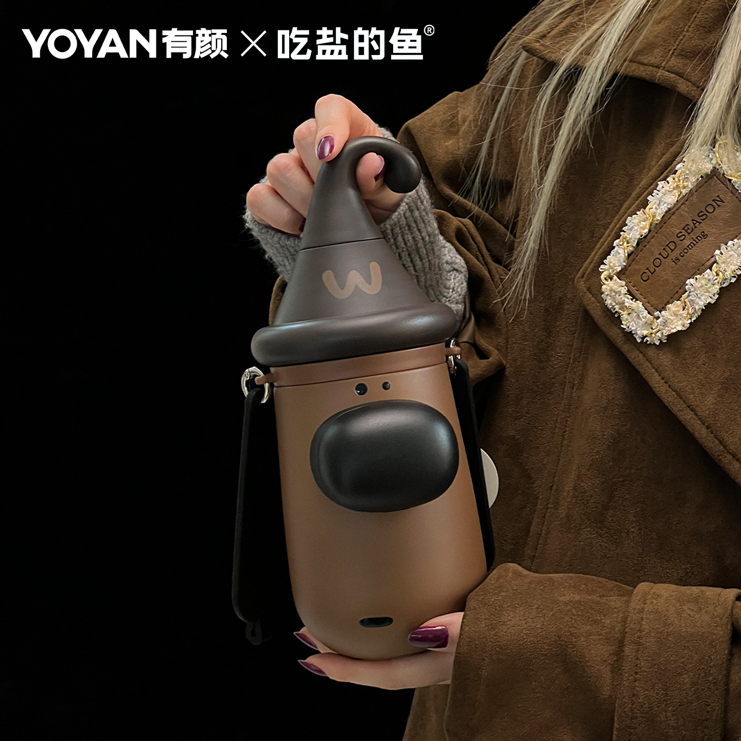 YOYAN有颜×吃盐的鱼狗咖保温杯