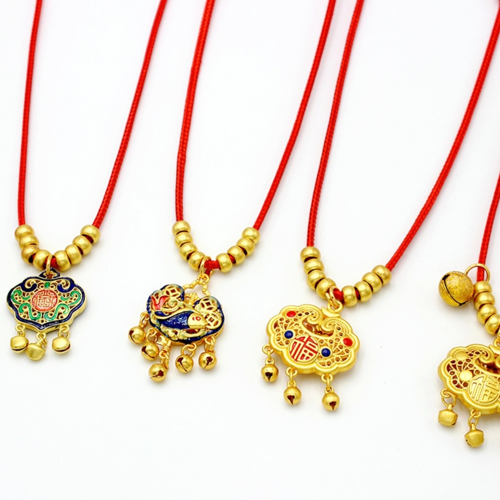 可调节宠物项圈狗狗脖圈猫咪项链铃铛长命锁红绳泰迪颈饰中大型犬,宠物/宠物食品及用品,项圈/肩带,淘宝优惠券,粉丝福利购,淘宝优惠卷