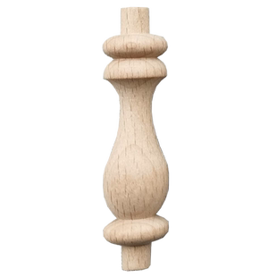 榉木实木廊桥圆柱小葫芦柱酒柜橱柜罗马柱小元宝柱实木柱子围栏